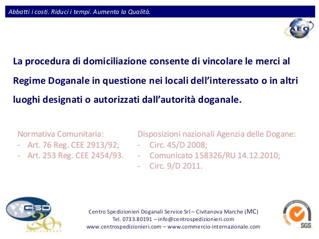 BOLLE DOGANALI SCARICARE